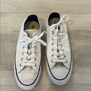 White converse low